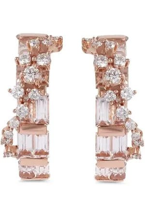 Ananya 18kt Scatter Rotgoldcreolen