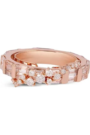 Ananya 18kt Scatter Ring mit Diamanten und Saphiren