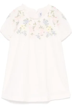 Tartine Et Chocolat Kleid mit Blumenstickerei