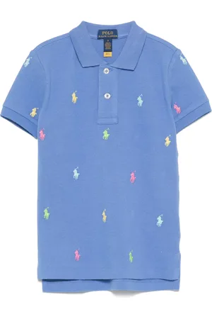 Ralph Lauren Poloshirt mit Polo Pony-Stickerei