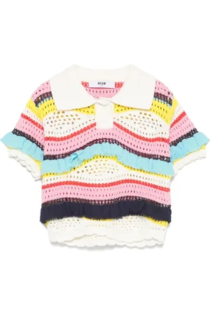Msgm Gestricktes Poloshirt
