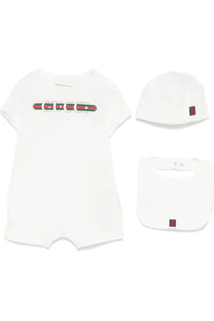 Gucci Strampler mit Logo-Print
