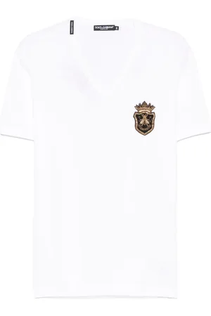 Dolce & Gabbana T-Shirt mit Wappenstickerei