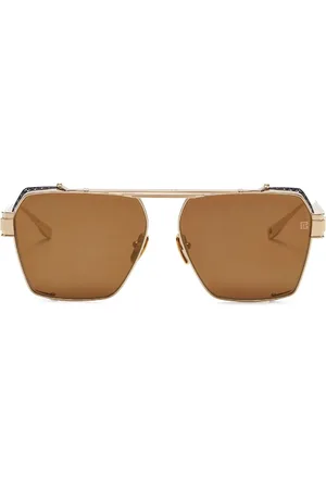 Balmain Premier Sonnenbrille mit eckigem Gestell
