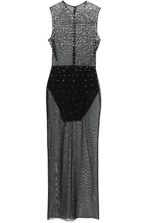 ALEX PERRY Midikleid mit Kristallen