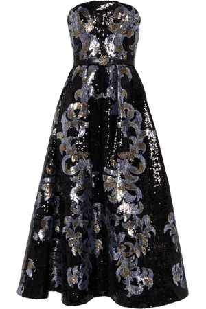 Elie saab Midikleid mit Pailletten