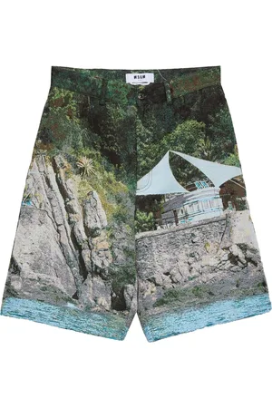 Msgm Shorts mit La Vedetta-Print