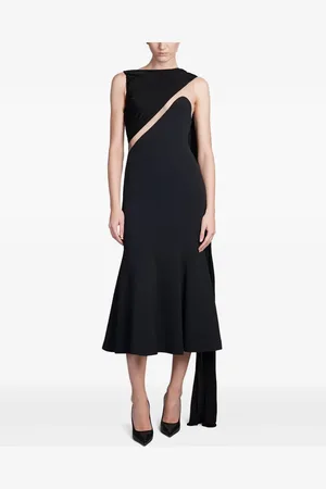 DAVID KOMA Ärmelloses Midikleid