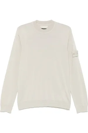 Stone Island Pullover mit Kompass-Patch