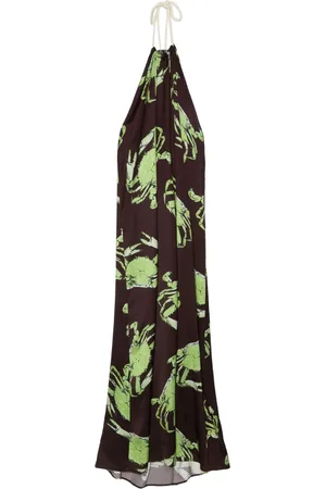 Msgm Maxikleid mit grafischem Print