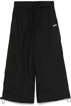 Msgm Hose mit Logo-Stickerei