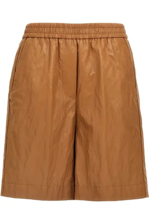NUDE Bermudas in Lederoptik