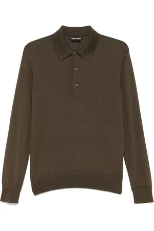 Tom Ford Poloshirt mit langen Ärmeln