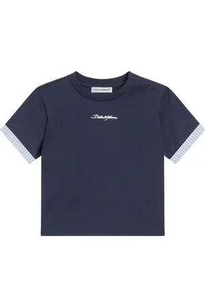 Dolce & Gabbana T-Shirt mit gestreiften Kanten