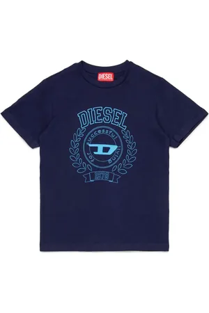 Diesel T-Shirt mit Logo-Stickerei