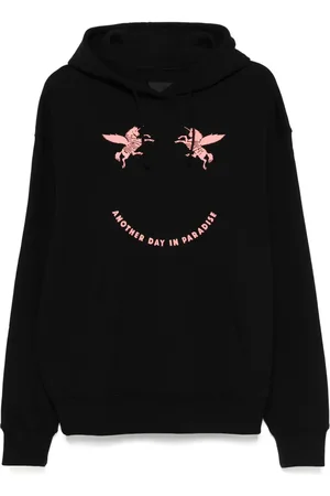 Givenchy Fleece-Hoodie mit Einhorn-Stickerei
