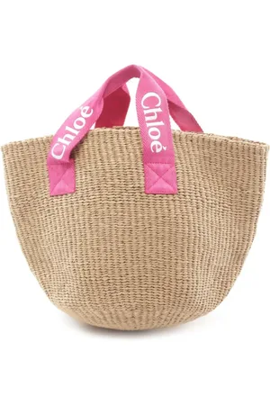 Chloé 2020s x Mifuko Handtasche aus Raffiabast
