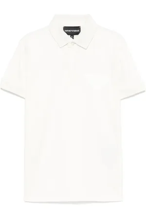 Emporio Armani Poloshirt mit Logo-Applikation