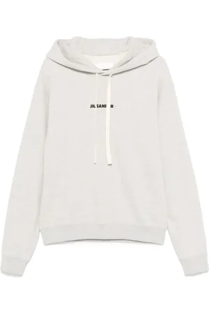 Jil Sander Hoodie mit Logo-Print
