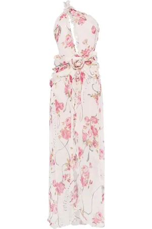 BLUMARINE Maxikleid mit Blumen-Print