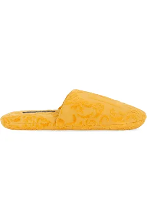 Dolce & Gabbana Slipper mit Logo-Stickerei