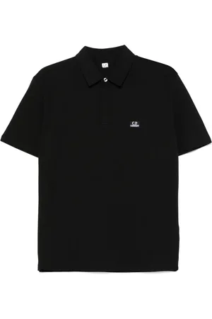 C.P. Company Poloshirt mit Logo-Patch
