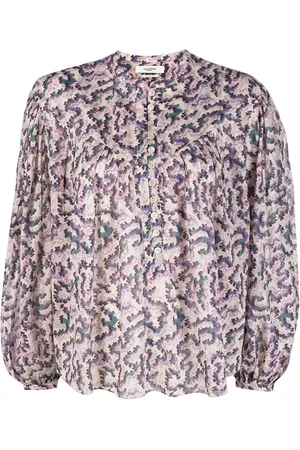 Marant Etoile Bluse mit abstraktem Print