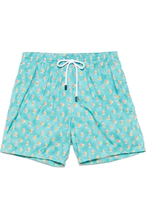 BARBA Badeshorts mit Kaktus-Print