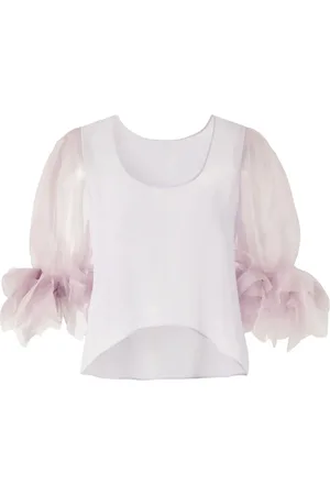 GENNY Bluse mit Rüschenbündchen