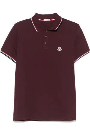 Moncler Poloshirt mit Logo-Patch