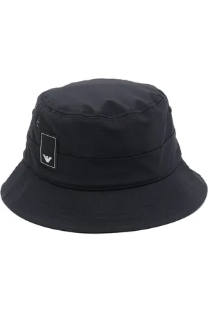 Emporio Armani Fischerhut mit Logo-Patch