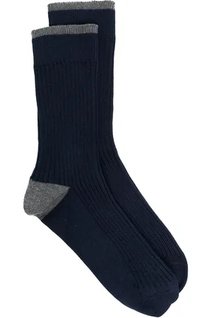 Brunello Cucinelli Gerippte Socken