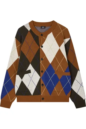 Studio Tomboy Cardigan mit Argyle-Muster