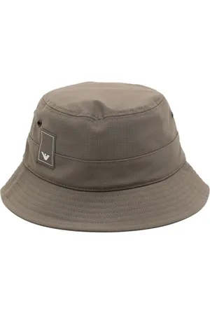 Emporio Armani Fischerhut mit Logo-Patch