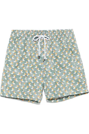 BARBA Badeshorts mit Pelikan-Print