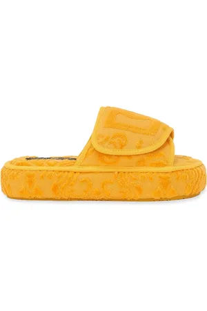 Dolce & Gabbana Slipper mit Logo-Stickerei