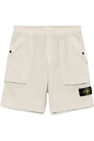 Stone Island Shorts mit Kompass-Patch