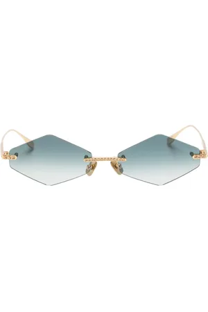 ANNA KARIN KARLSSON Crystal Nest Sonnenbrille mit geometrischem Gestell