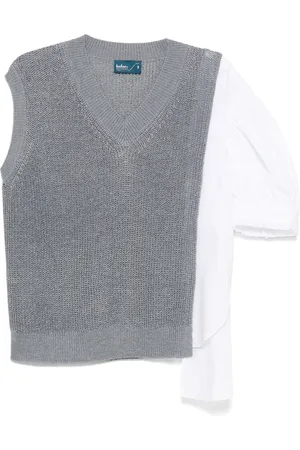 Kolor Pullover mit V-Ausschnitt
