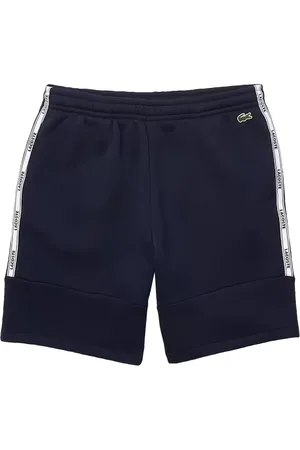 Lacoste "Navy" Joggingshorts mit Logo-Streifen