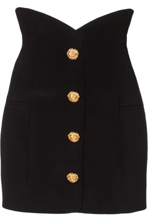 Balmain Minirock mit Knöpfen