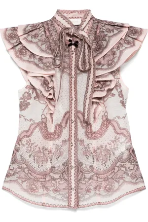ZIMMERMANN Bluse mit Rüschen