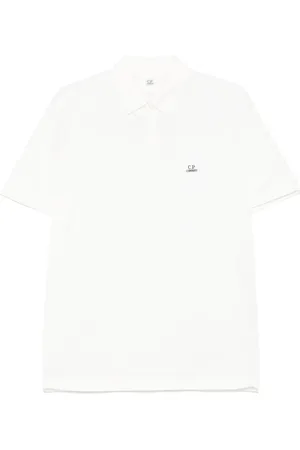 C.P. Company Poloshirt mit Logo-Patch