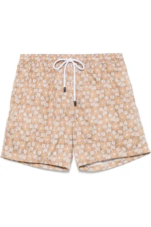 BARBA Badeshorts mit Blumen-Print