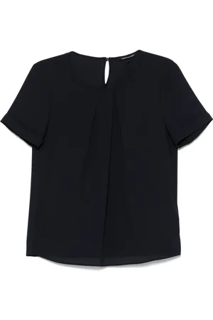 Luisa Cerano Bluse mit Faltendetail