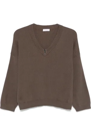 Brunello Cucinelli Gerippter Pullover