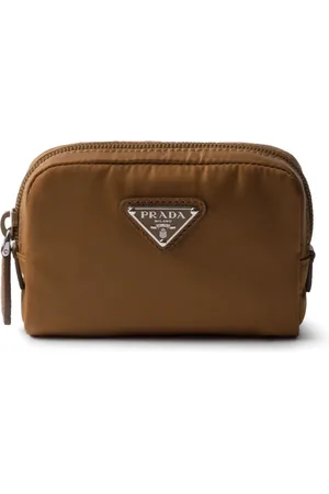 Prada Kosmetiktasche mit Logo-Schild