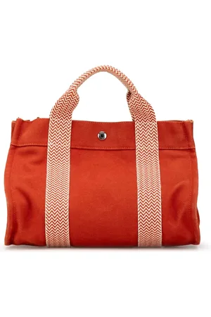 Hermès 1990-2020 Toile Cannes PM Tote Bag