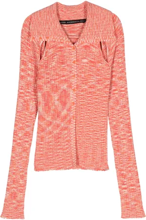Andersson Bell Gerippter Rozy Cropped-Cardigan