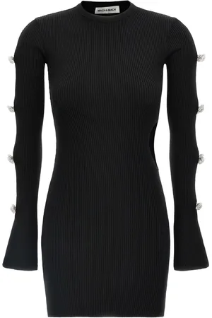 Mach & Mach Kleid mit Cut-Outs